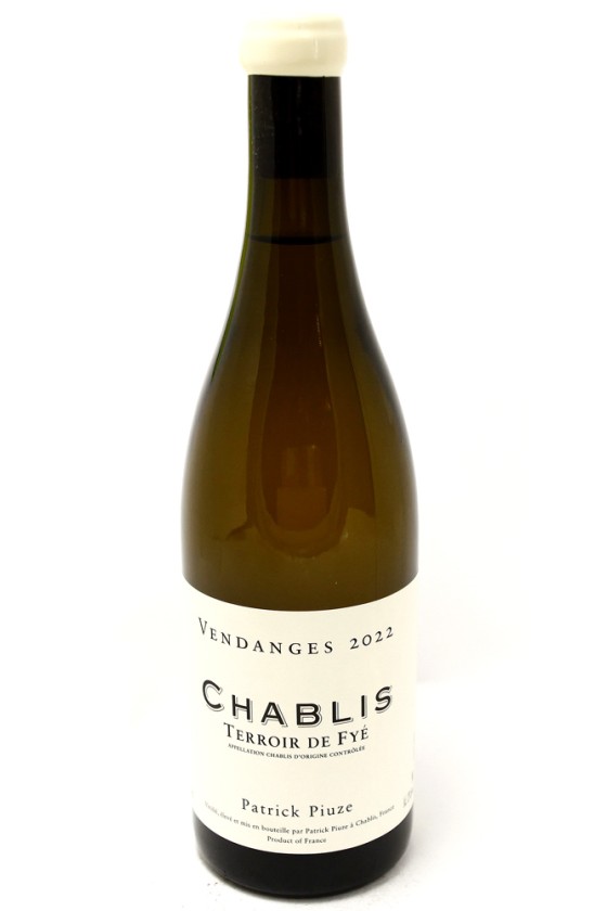 Patrick Piuze Chablis Terroir De Fye 2022