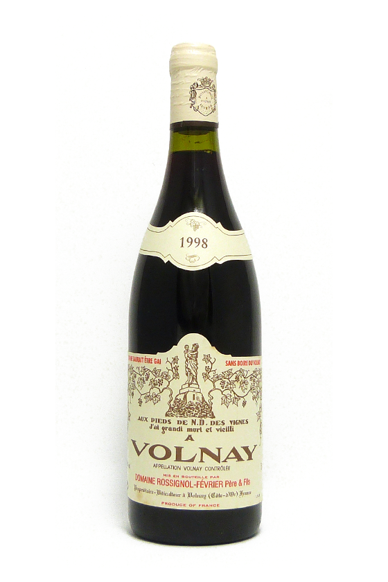 DOMAINE ROSSIGNOL FEVRIER P&F VOLNAY 1998
