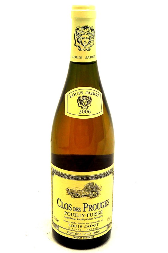 Louis Jadot Pouilly Fuissé Clos Des Prouges 2006
