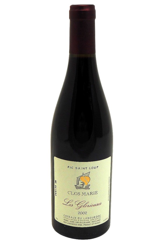Clos Marie Les Glorieuses 2002
