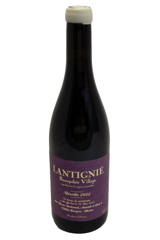 Les Bertrand Beaujolais Village Lantigne Bio 2022