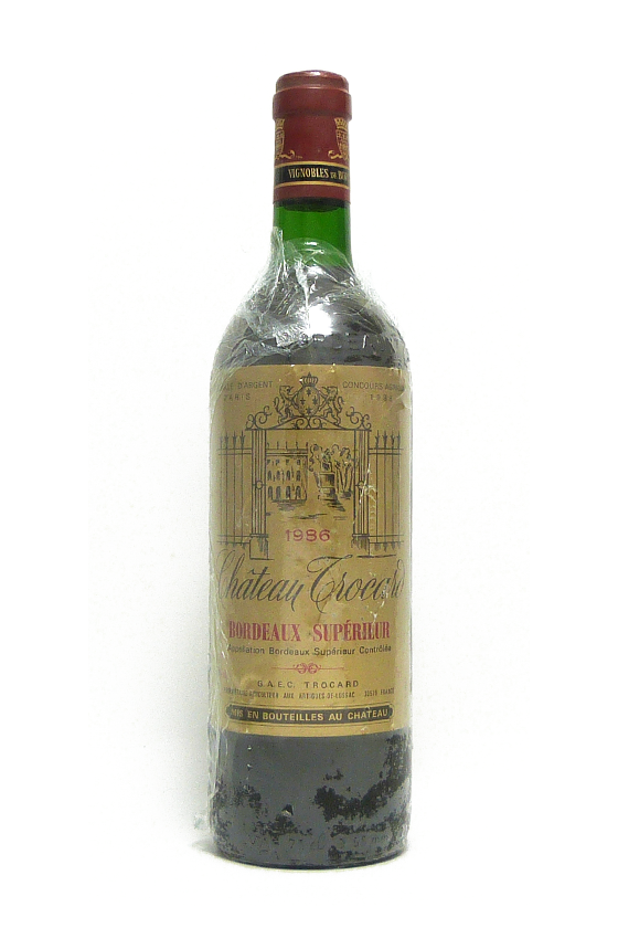 Chateau Trocard 1986