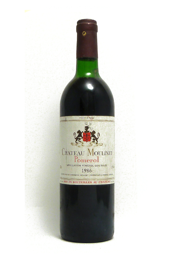 Chateau Moulinet 1986