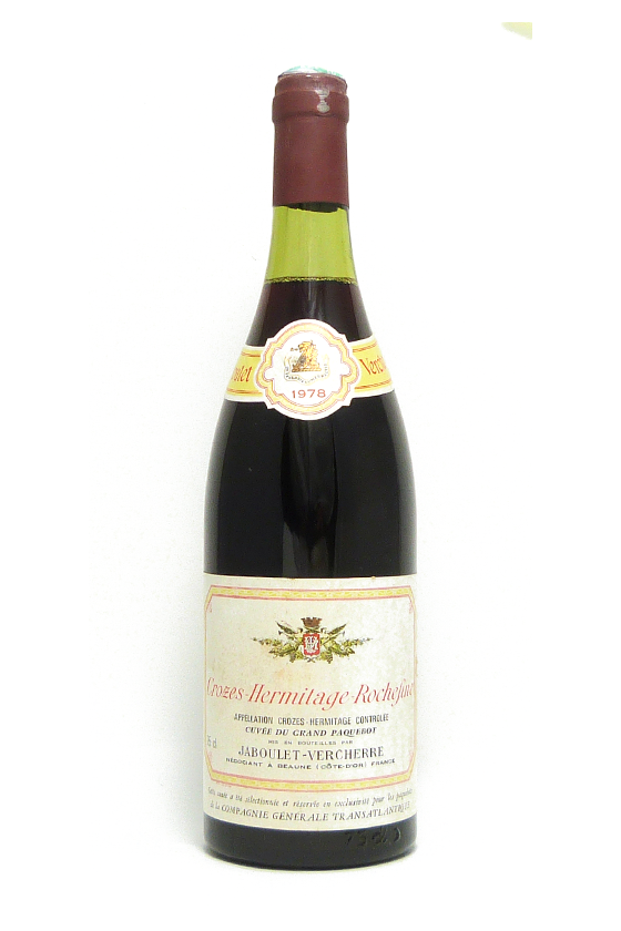 Jaboulet Vercherre Crozes Hermitage 1978