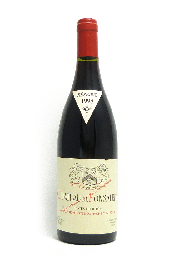 RAYAS COTES DU RHONE FONSALETTE Rouge 1998