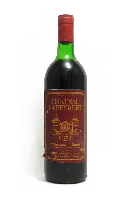 Chateau Lapeyrere 1978