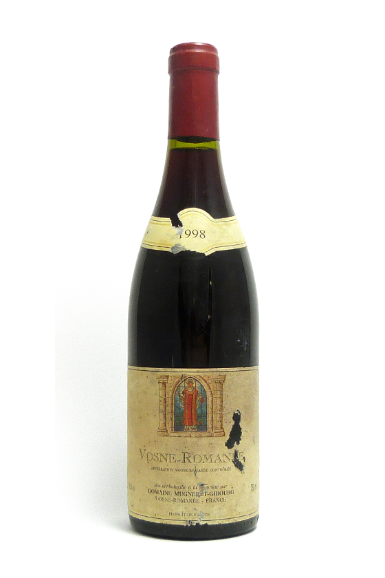 DOMAINE MUGNERET GIBOURG VOSNE ROMANEE 1998