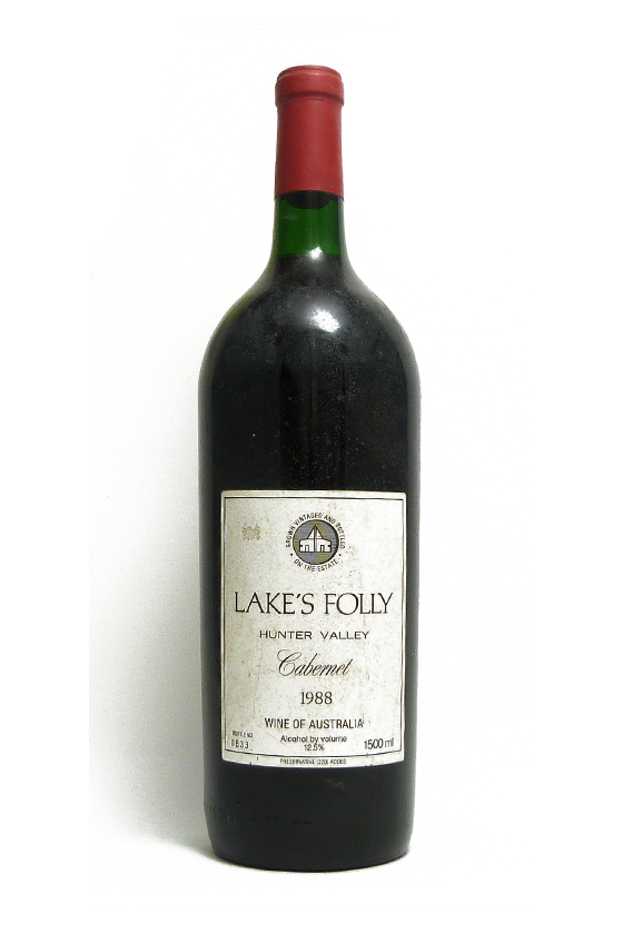 LAKE'S FOLLY - CABERNET HUNTER VALLEY 1988