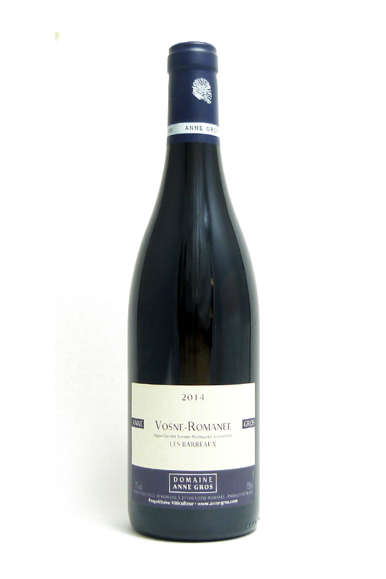 ANNE GROS VOSNE ROMANEE LES BARREAUX 2014