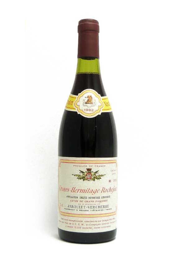 Jaboulet Vercherre Crozes Hermitage 1982