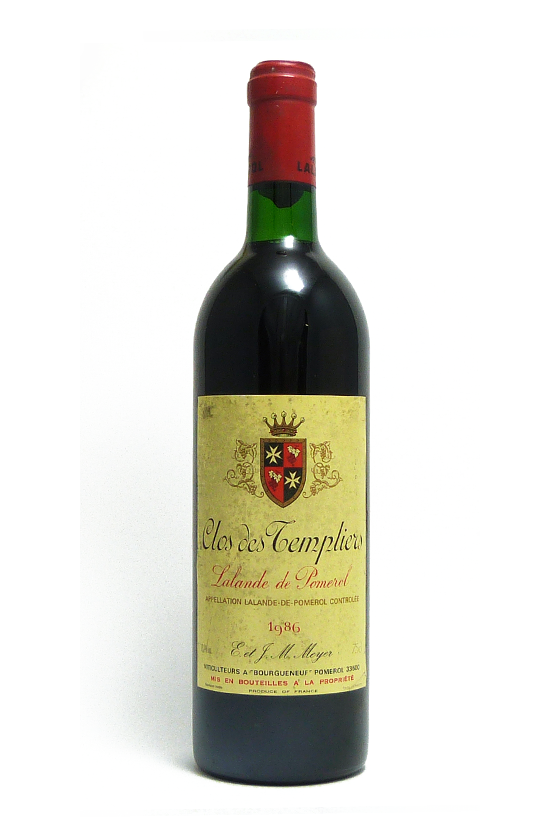 Clos des Templiers 1986