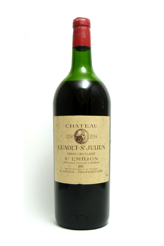 Chateau Guadet Saint Julien 1972