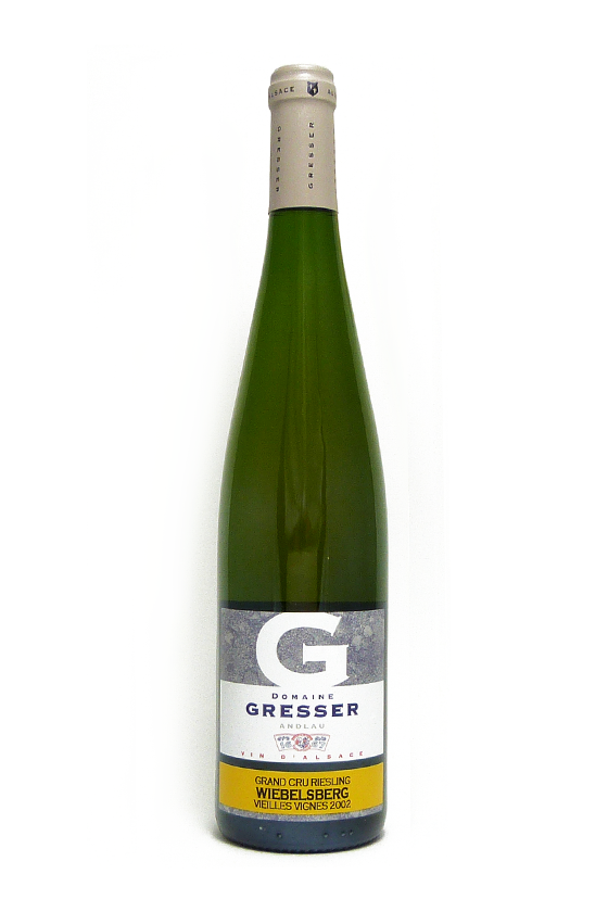 DOMAINE GRESSER WIEBELSBERG RIESLING GRAND CRU VENDANGES...