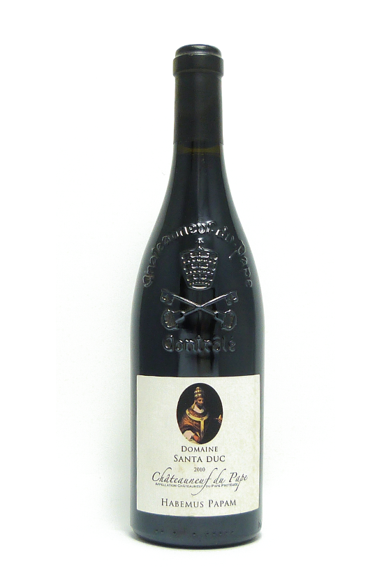 SANTA DUC CHATEAUNEUF DU PAPE HABEMUS PAPAM 2010