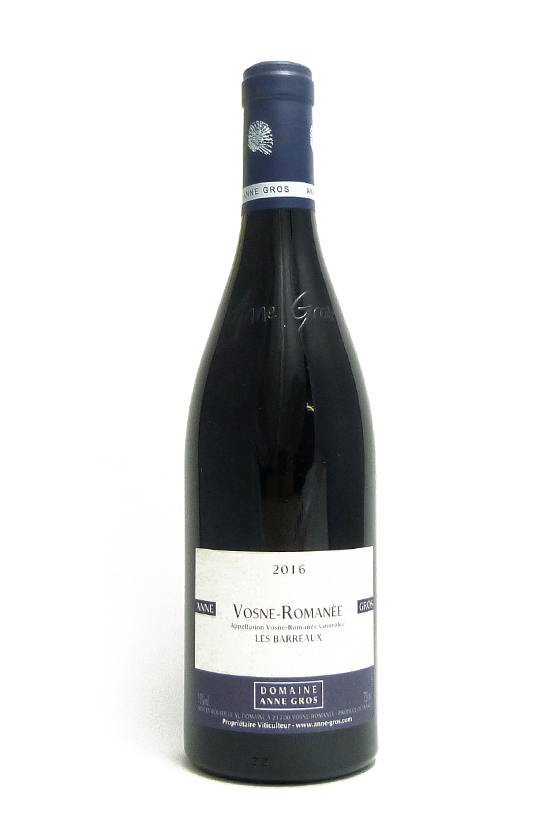 ANNE GROS VOSNE ROMANEE LES BARREAUX 2016
